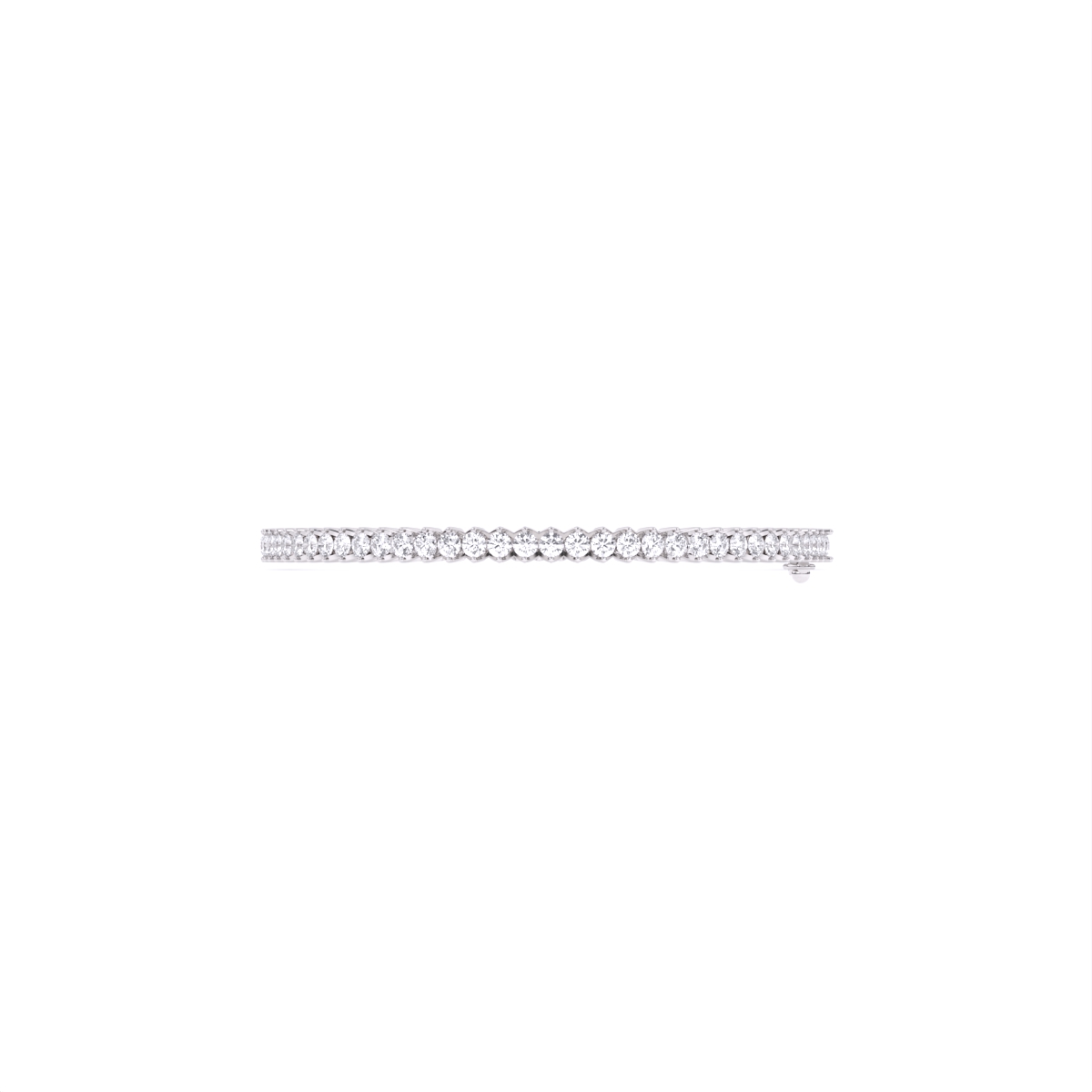 Round Solitaire Lab Grown Diamond Bangles