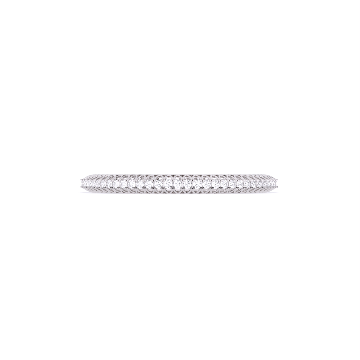 Solitaire Lab Grown Diamond Gold Bangles