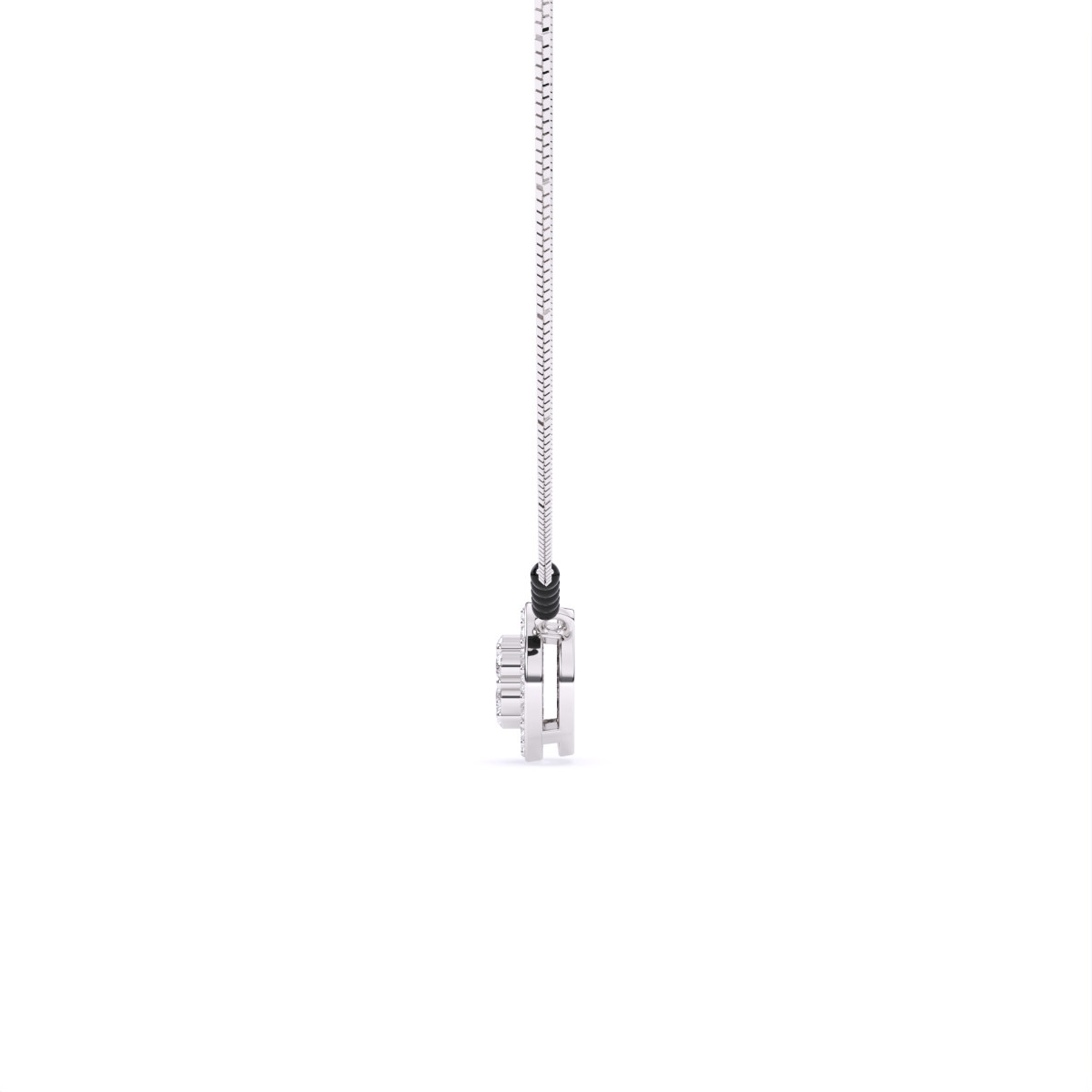 Round Lab Diamond Daily Wear Mangalsutra