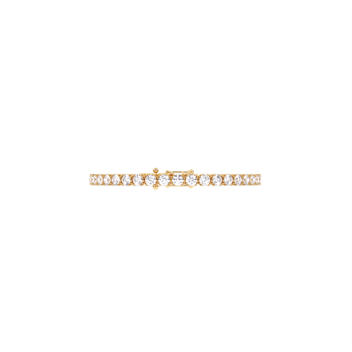 Lab Grown Diamond Solitaire Tennis Bracelet