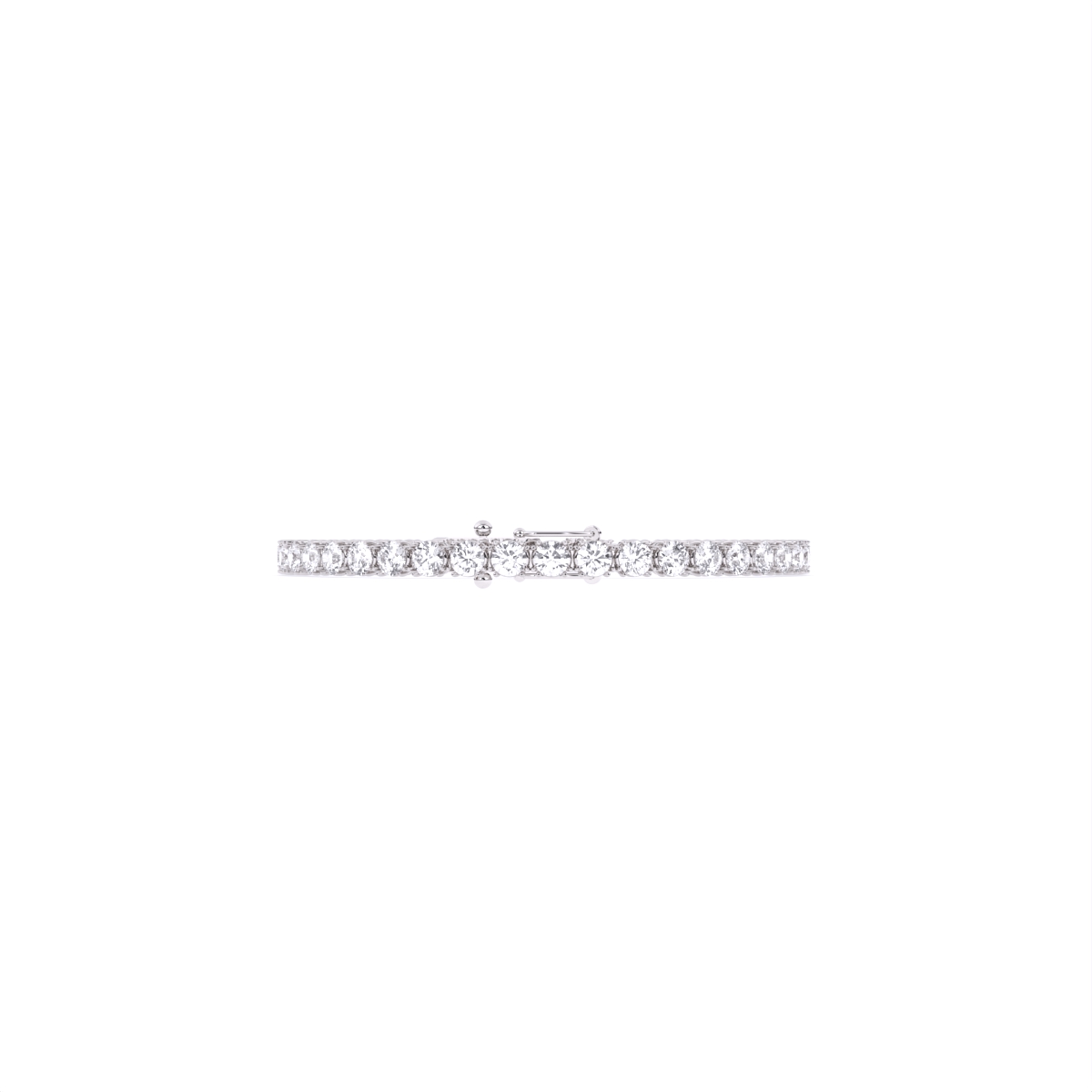 Lab Grown Diamond Solitaire Tennis Bracelet