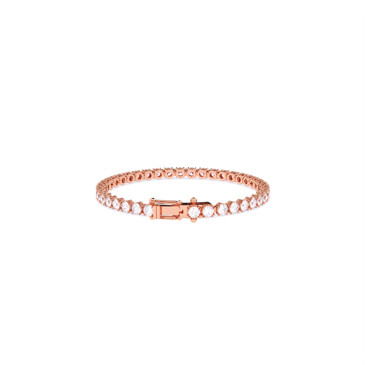 Lab Grown Diamond Solitaire Tennis Bracelet