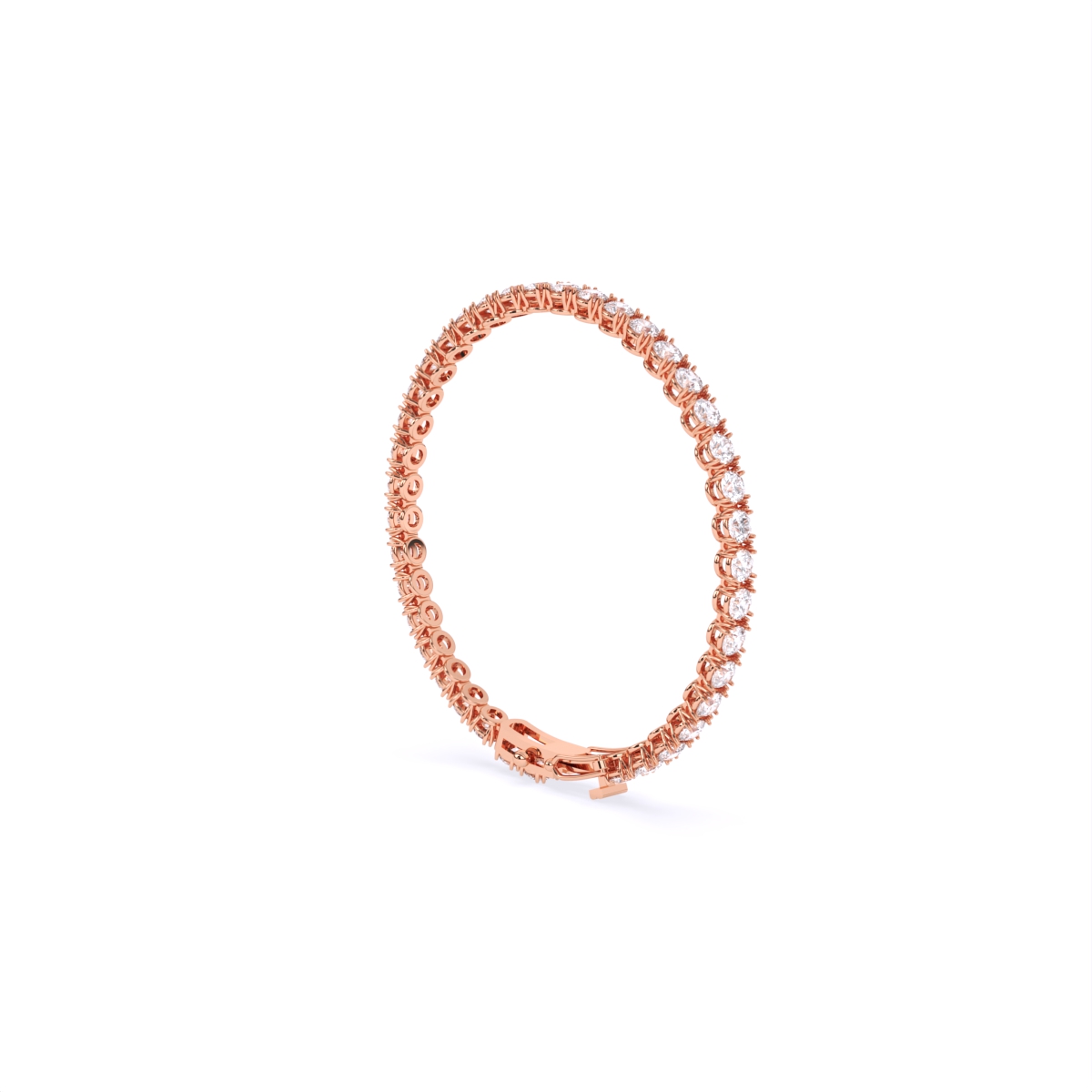 Lab Grown Diamond Solitaire Tennis Bracelet