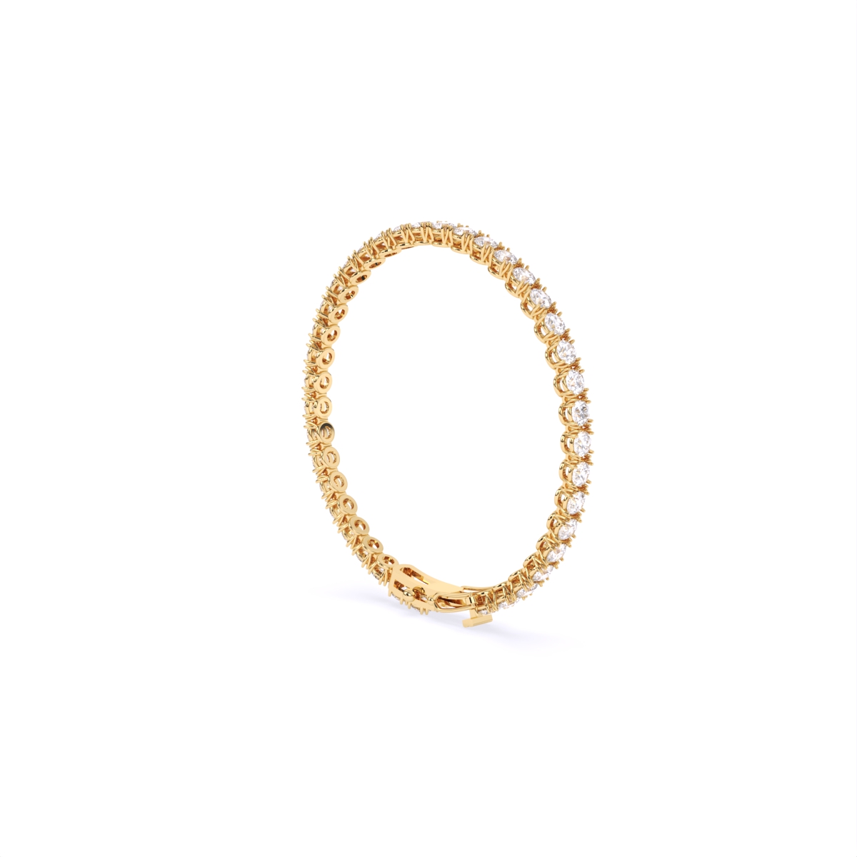 Lab Grown Diamond Solitaire Tennis Bracelet