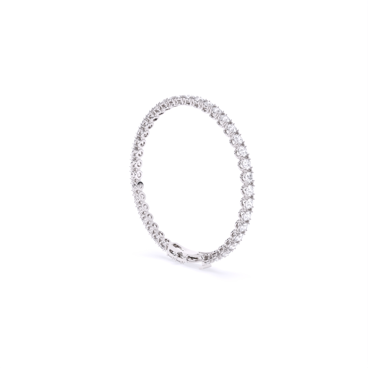 Lab Grown Diamond Solitaire Tennis Bracelet