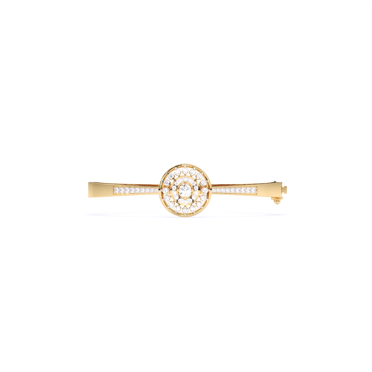 Flower style Halo Daily wear Kada Bracelet