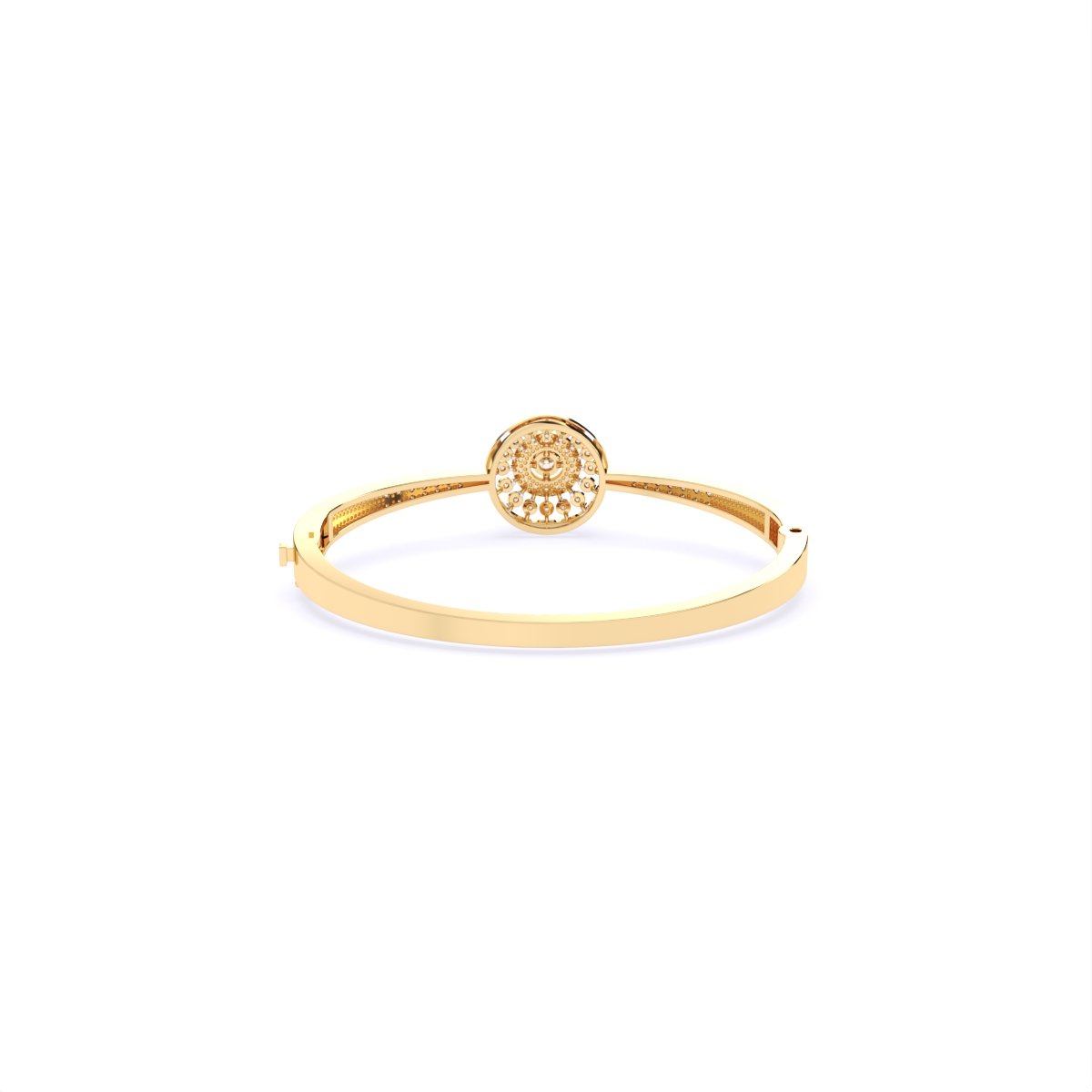Flower style Halo Daily wear Kada Bracelet