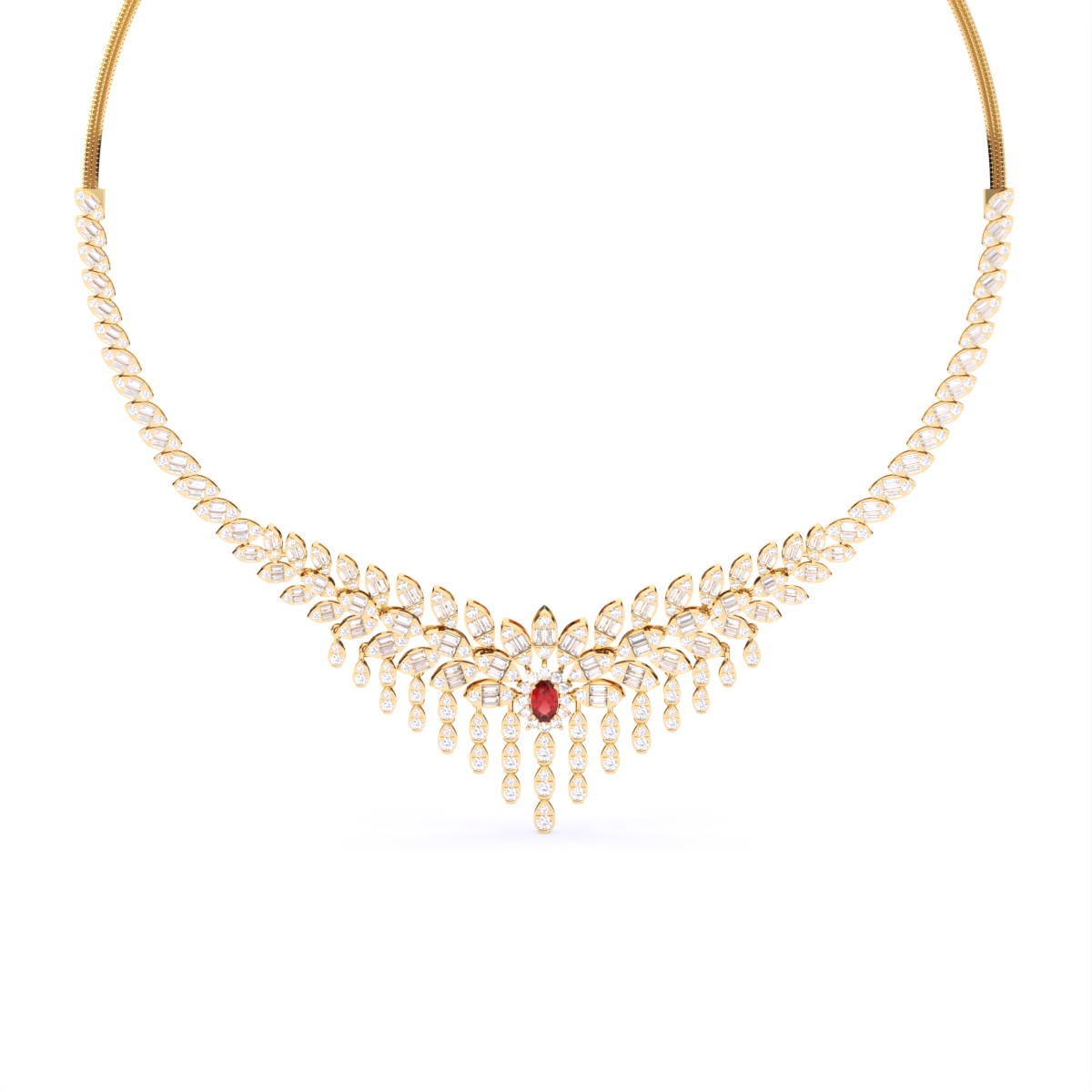 14kt Lab Grown Diamond Heavy Necklace