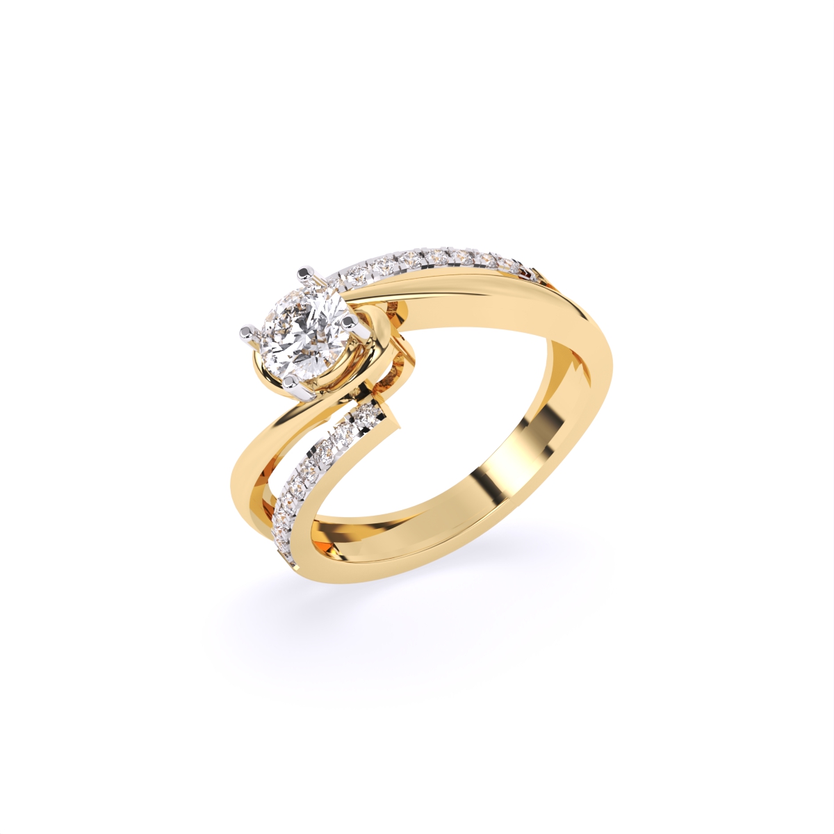 Twilight Twist Lab Grown Diamond Ring