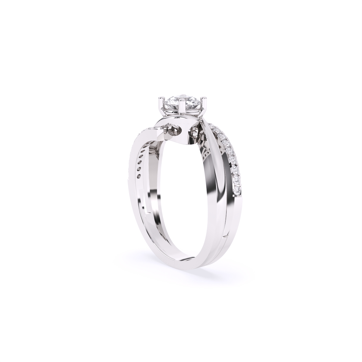 Twilight Twist Lab Grown Diamond Ring