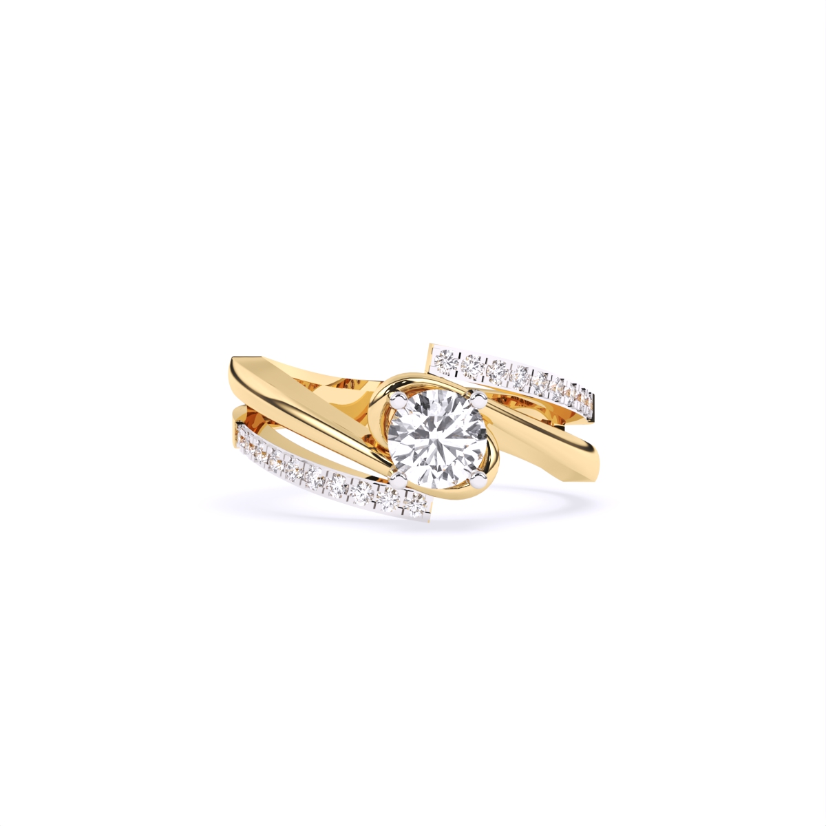 Twilight Twist Lab Grown Diamond Ring