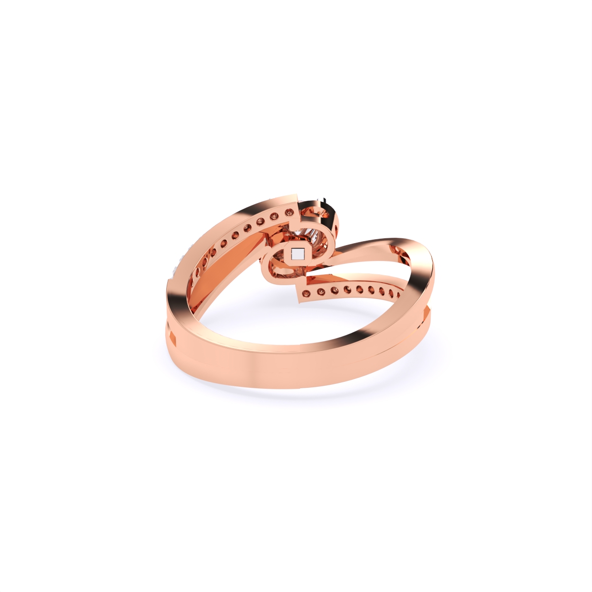 Twilight Twist Lab Grown Diamond Ring
