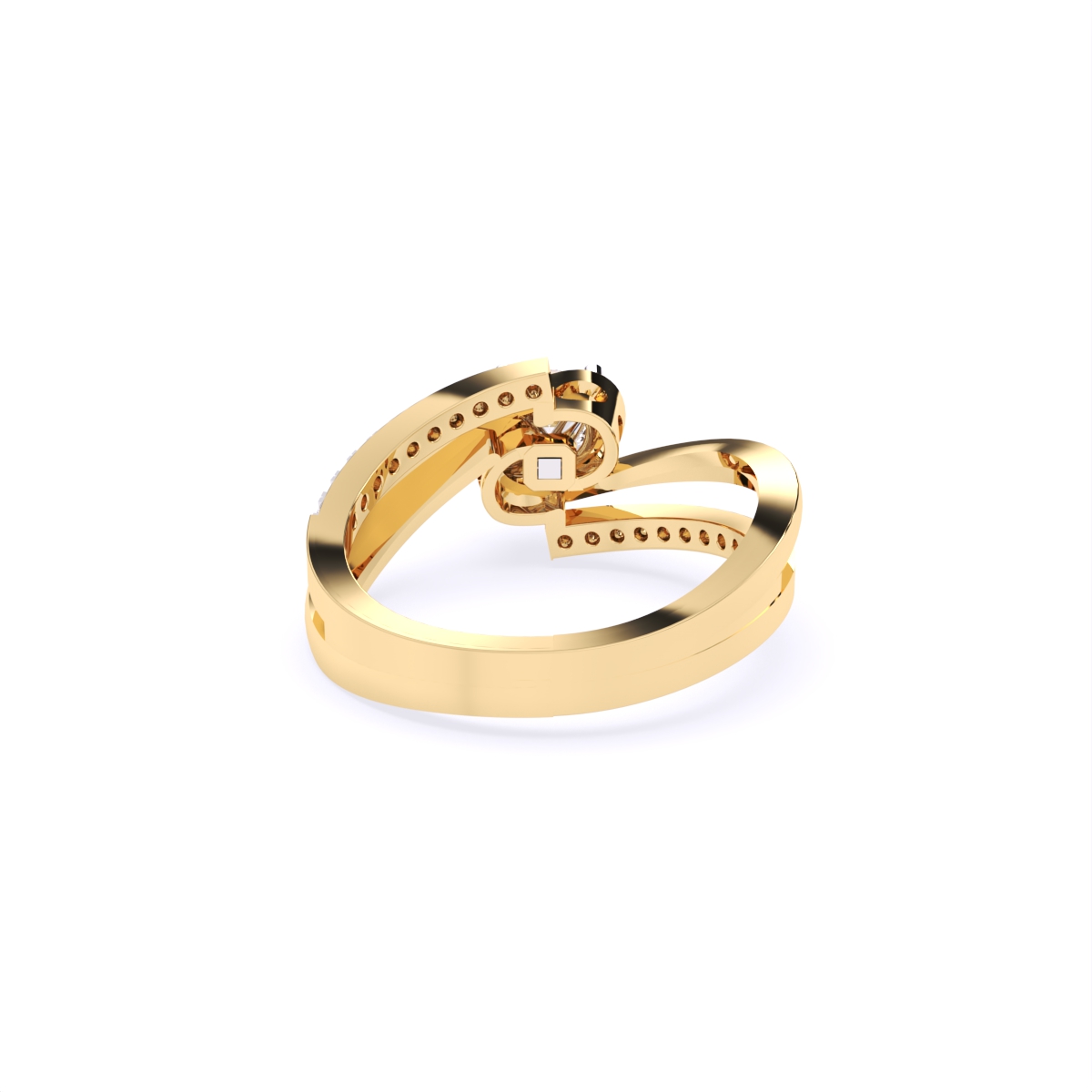 Twilight Twist Lab Grown Diamond Ring