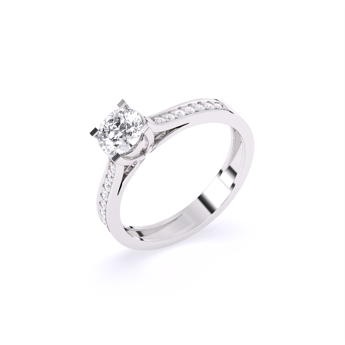 Eternal Rose Lab Grown Diamond Solitaire Ring