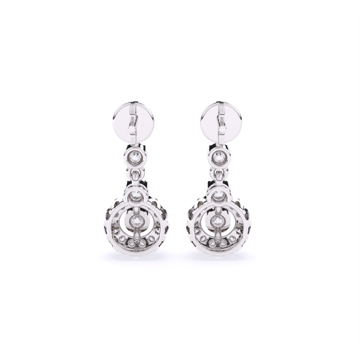 Halo Bloom Drop Earrings