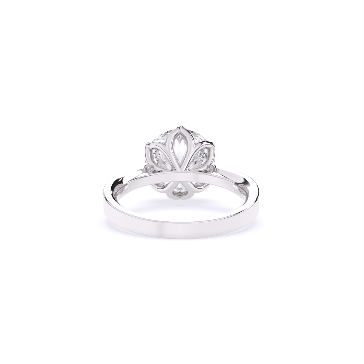 Six Prongs Solitaire Diamond Ring