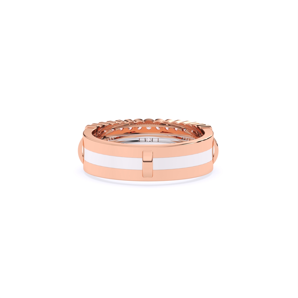 trio layered centerpiece diamond ring