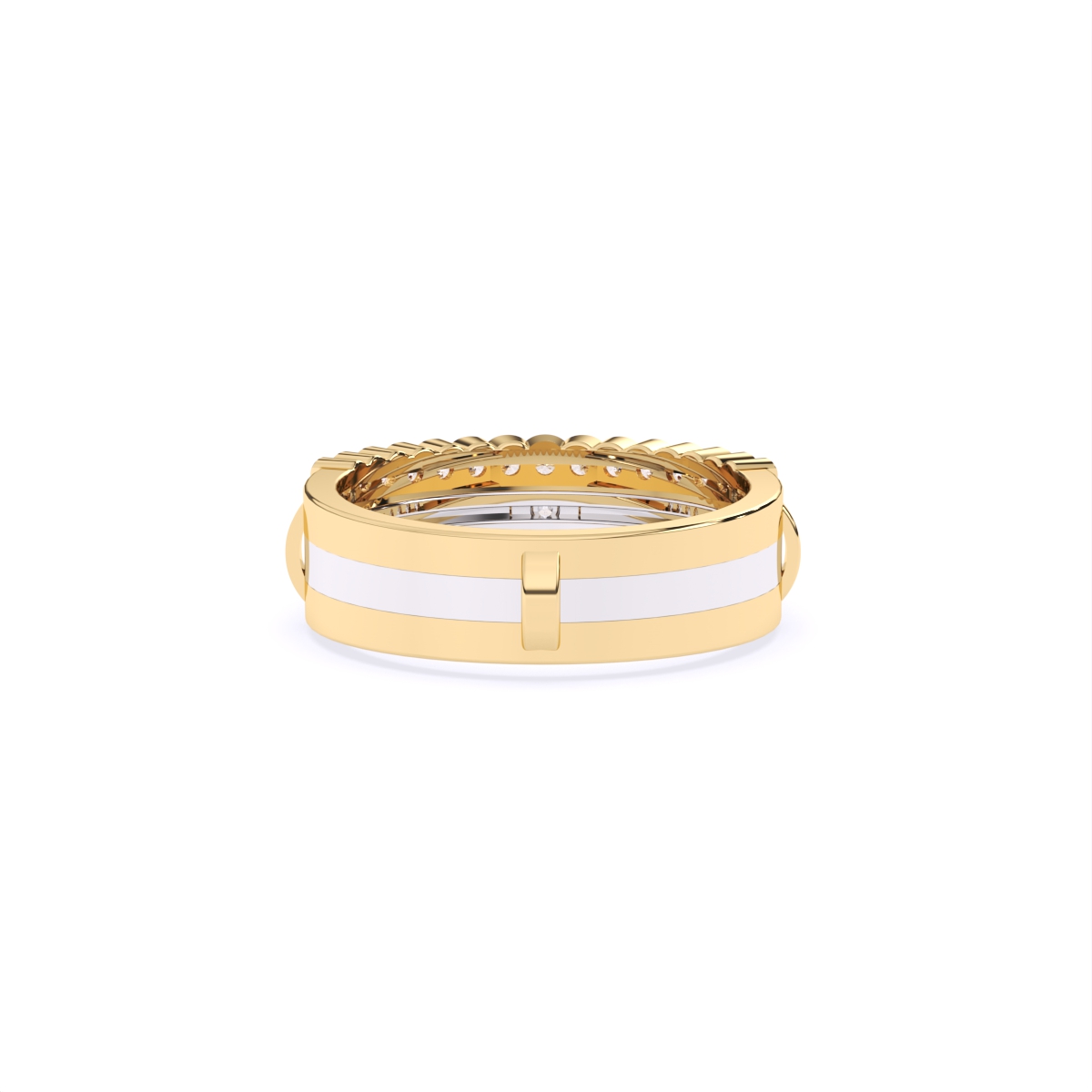 trio layered centerpiece diamond ring
