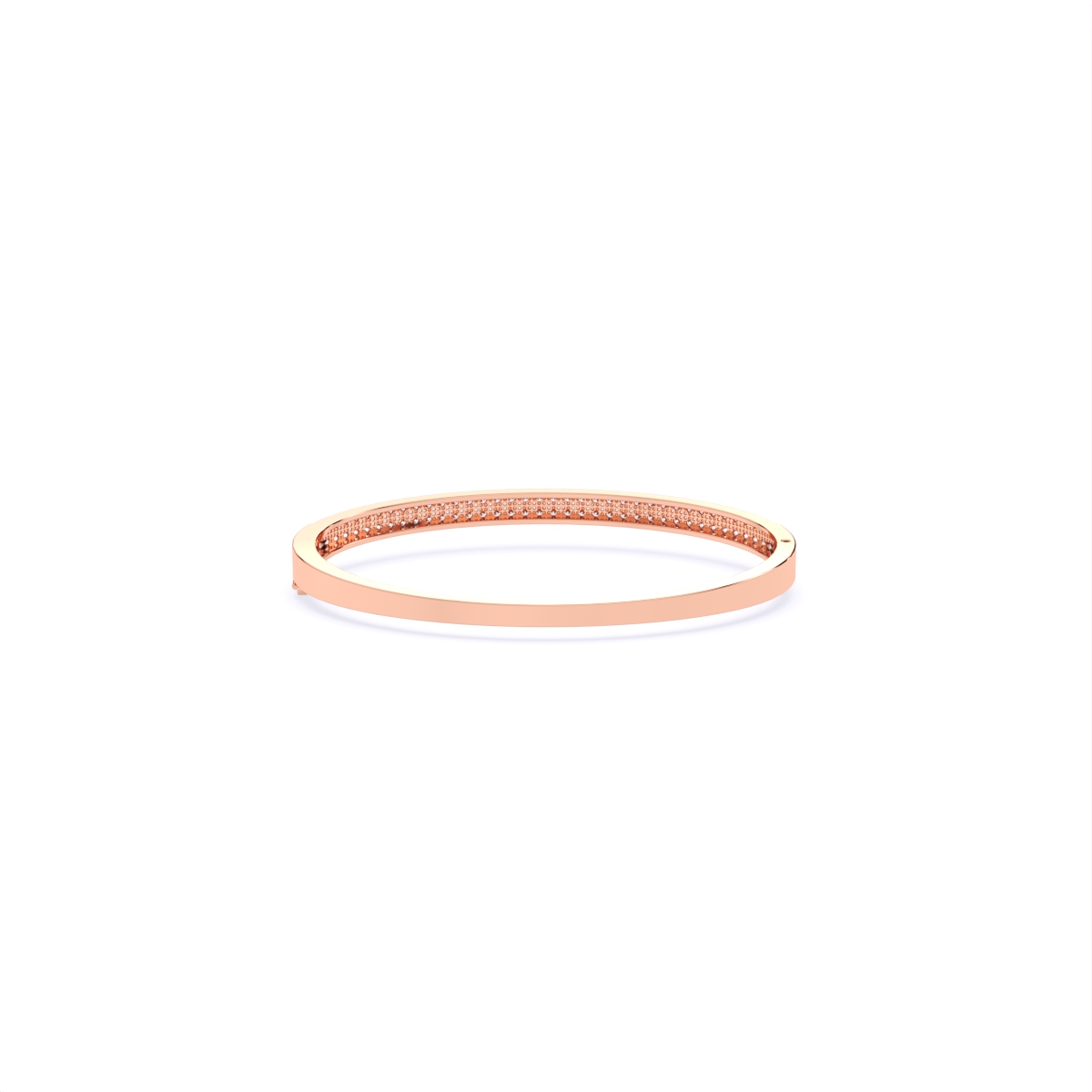 Eternity Two-Row Diamond Bangle