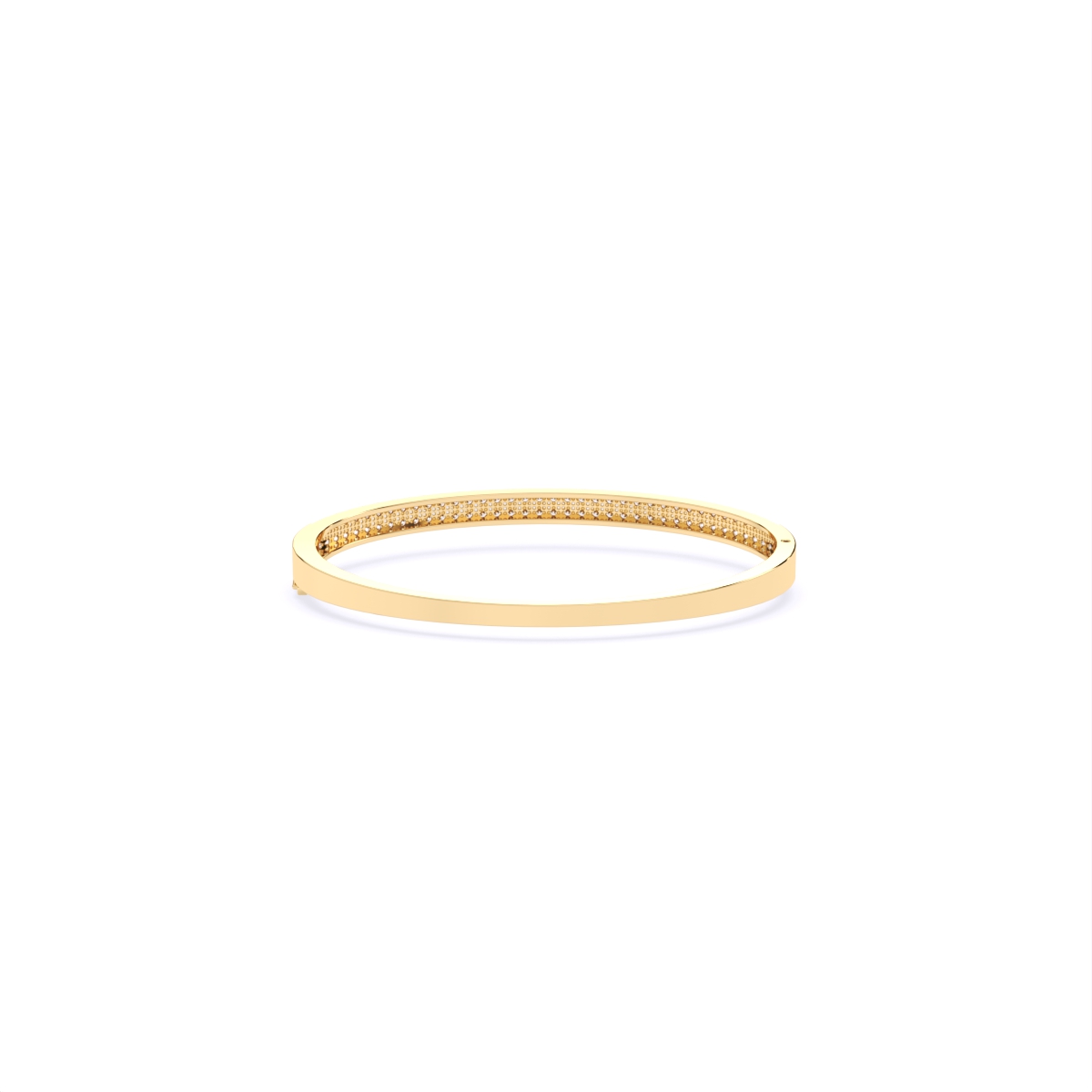 Eternity Two-Row Diamond Bangle