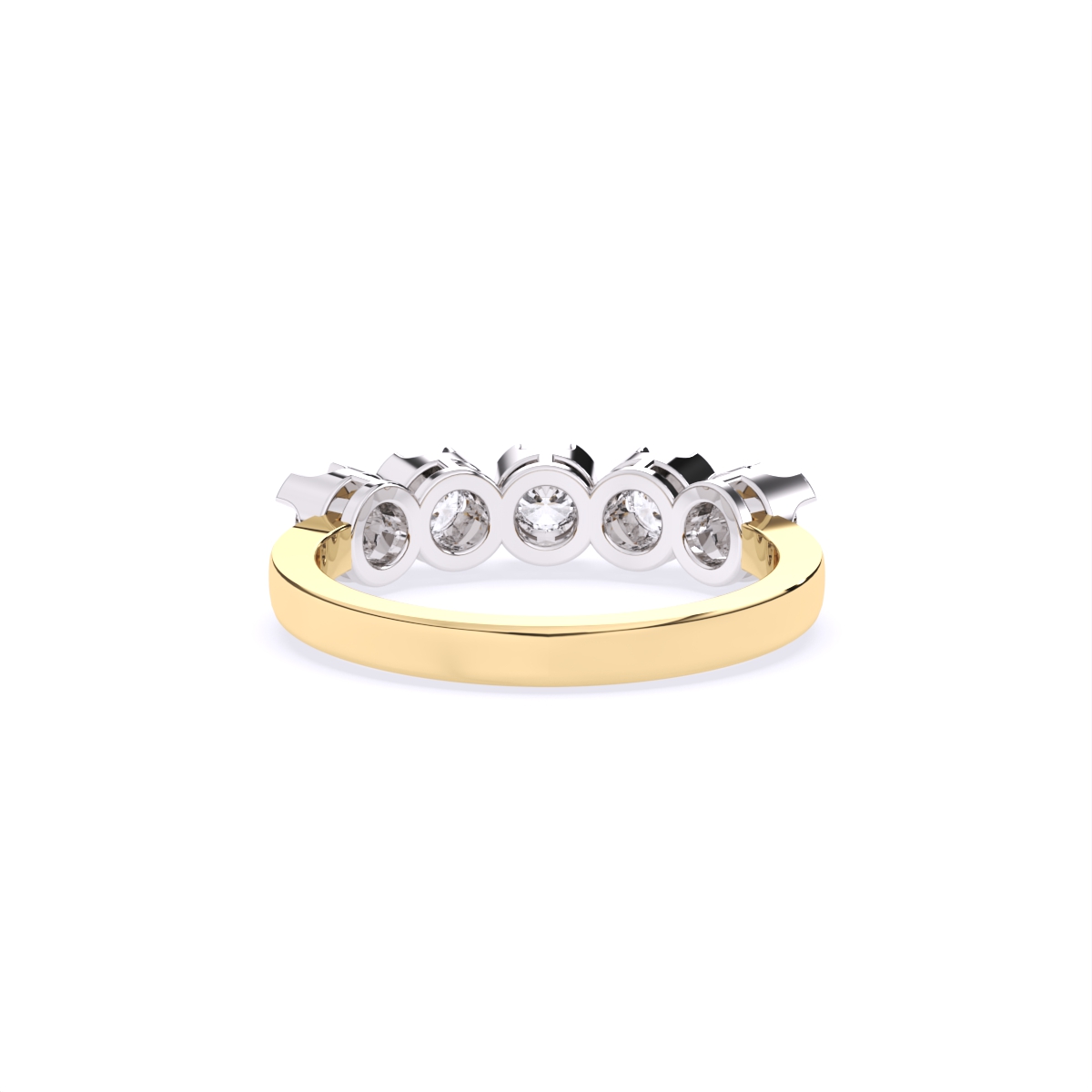 Delicate Five-Stone Diamond Band