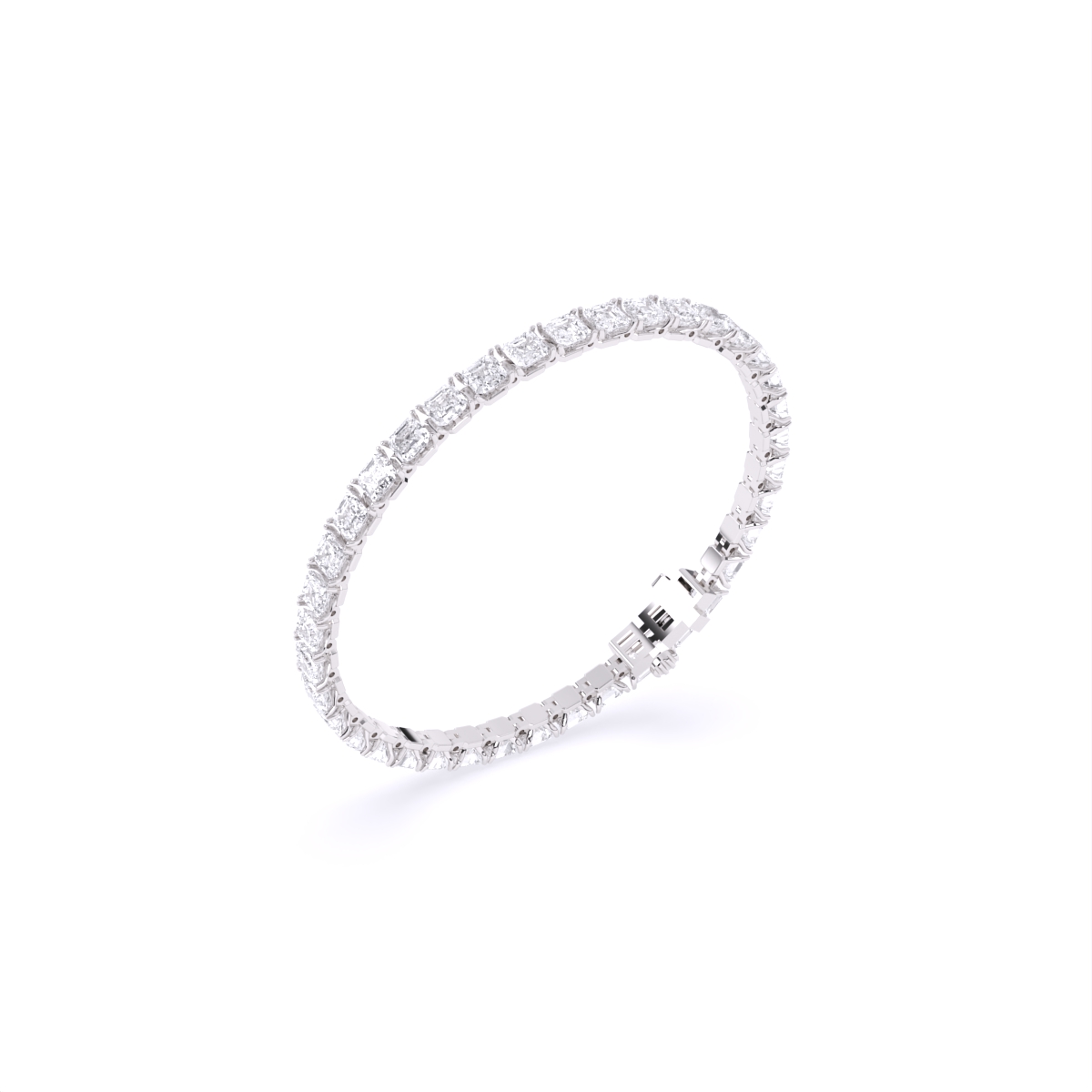 Classic Asscher Cut Bracelet