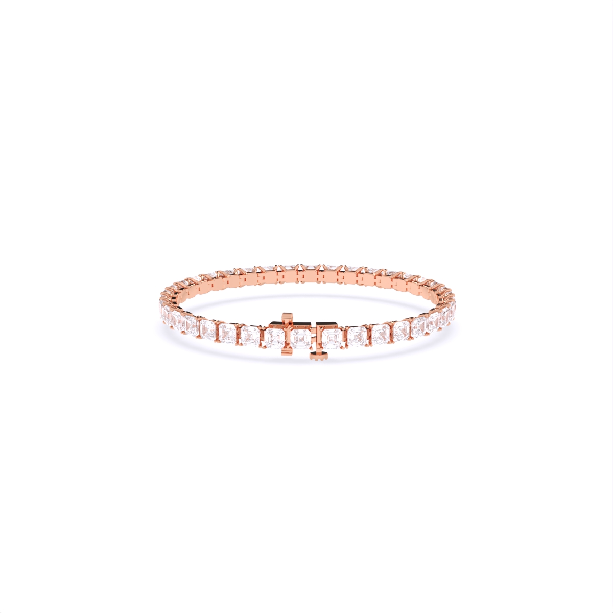 Classic Asscher Cut Bracelet