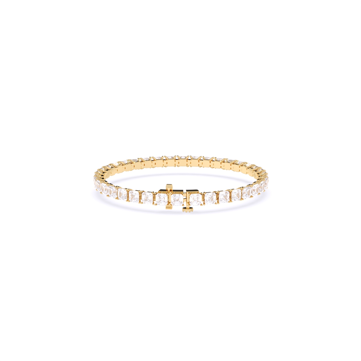 Classic Asscher Cut Bracelet