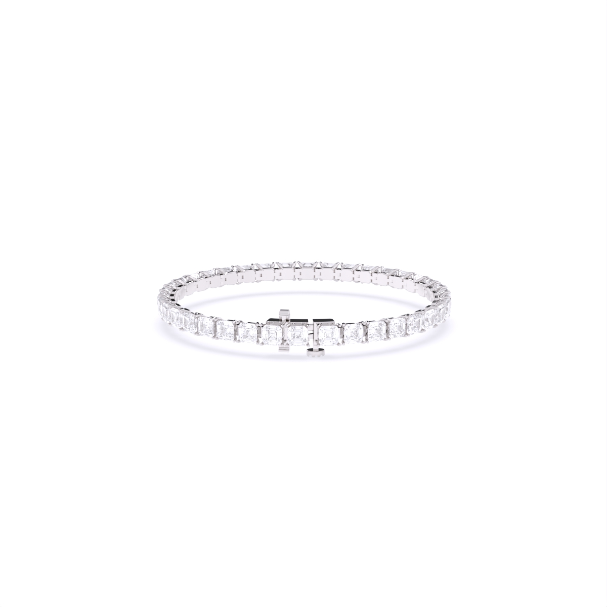 Classic Asscher Cut Bracelet