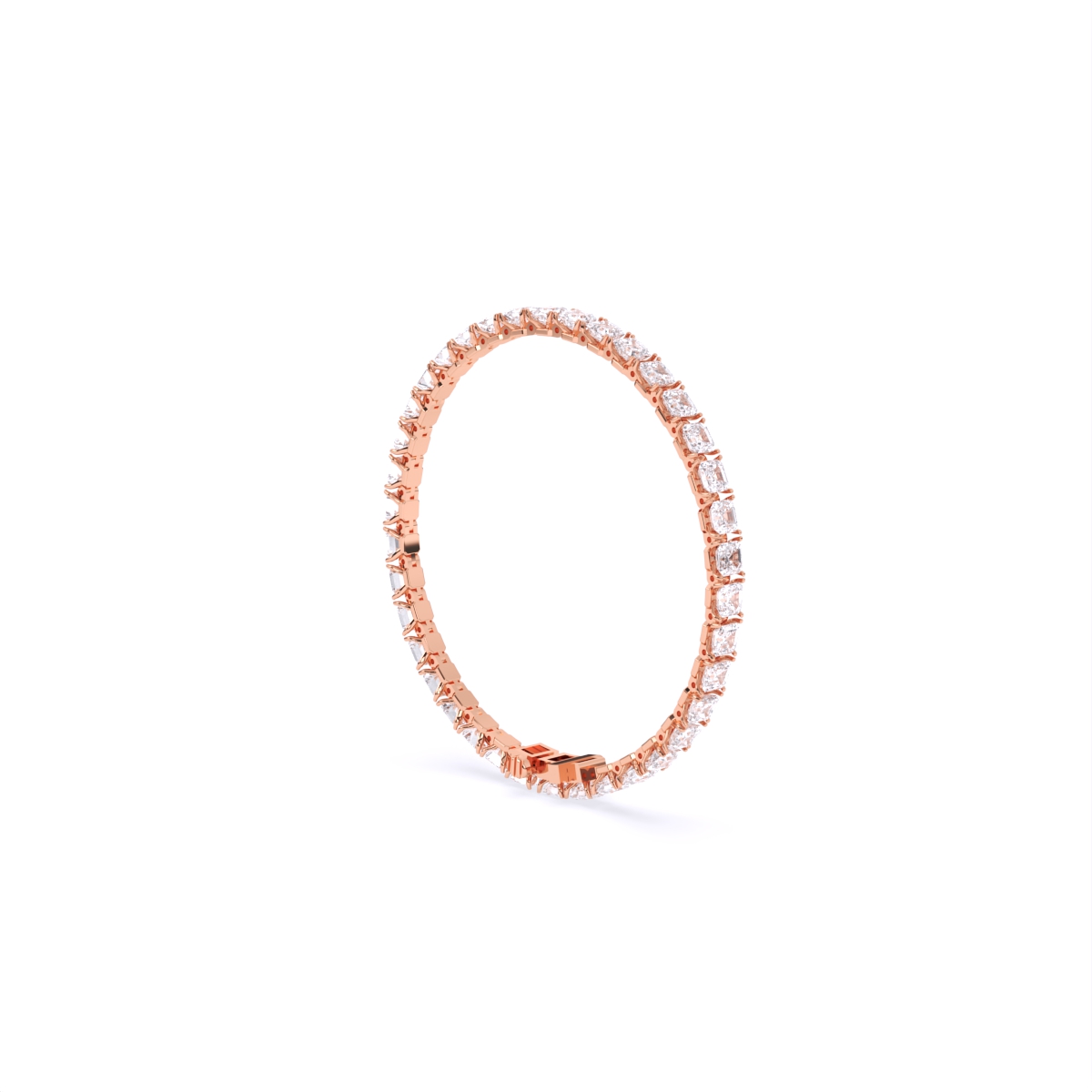 Classic Asscher Cut Bracelet