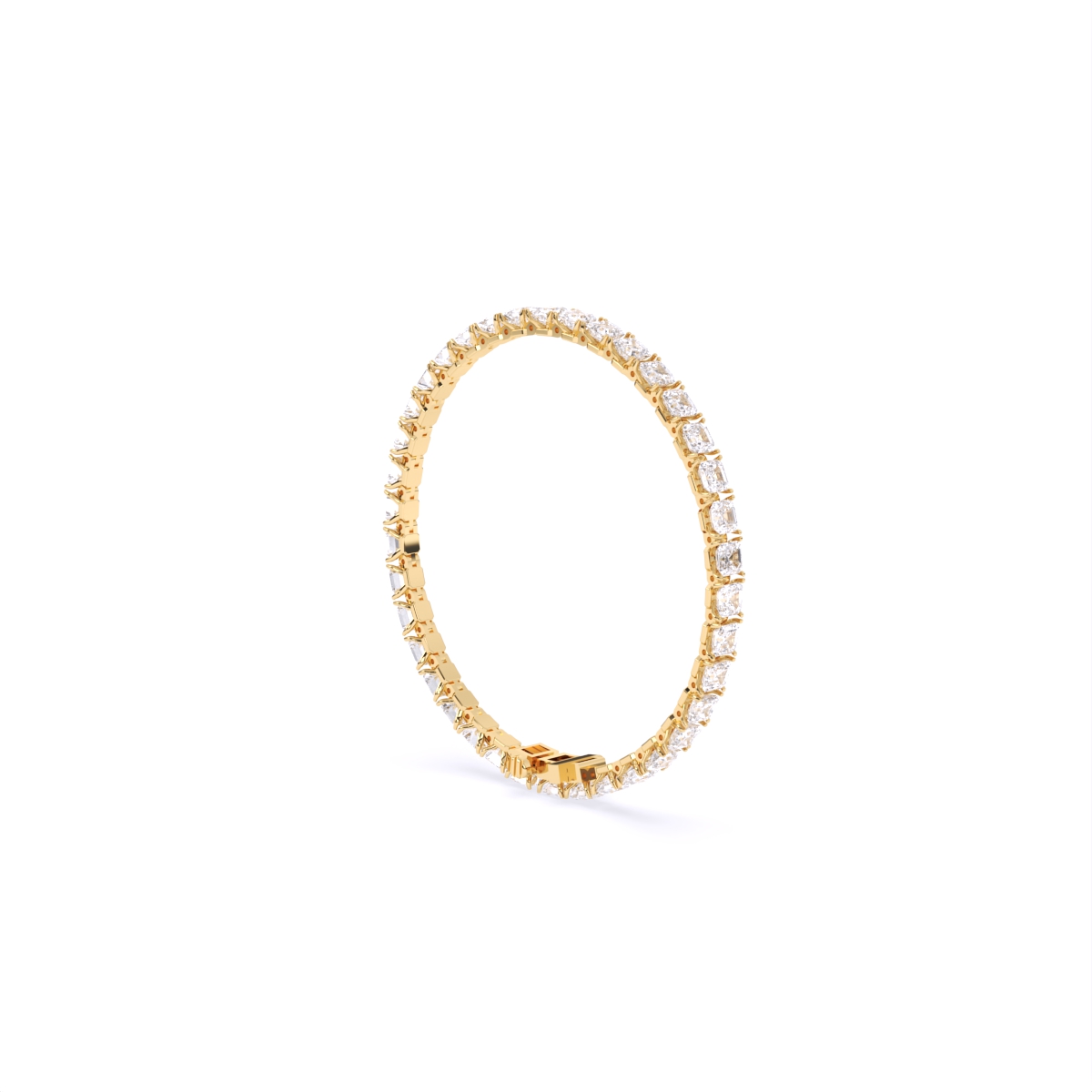 Classic Asscher Cut Bracelet