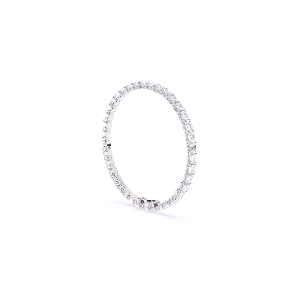 Classic Asscher Cut Bracelet