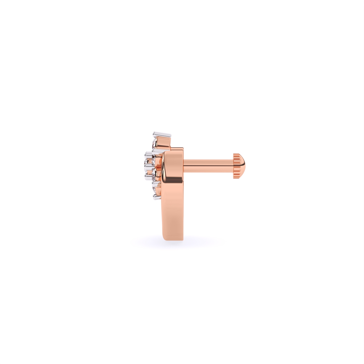 Blossom Heart Stud Nosepin