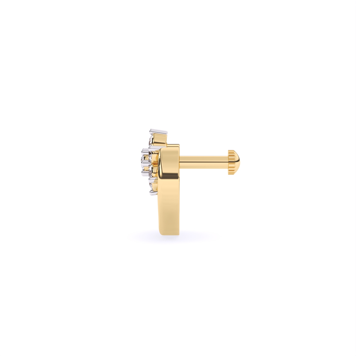 Blossom Heart Stud Nosepin
