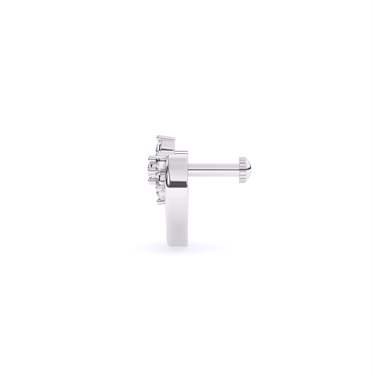 Blossom Heart Stud Nosepin