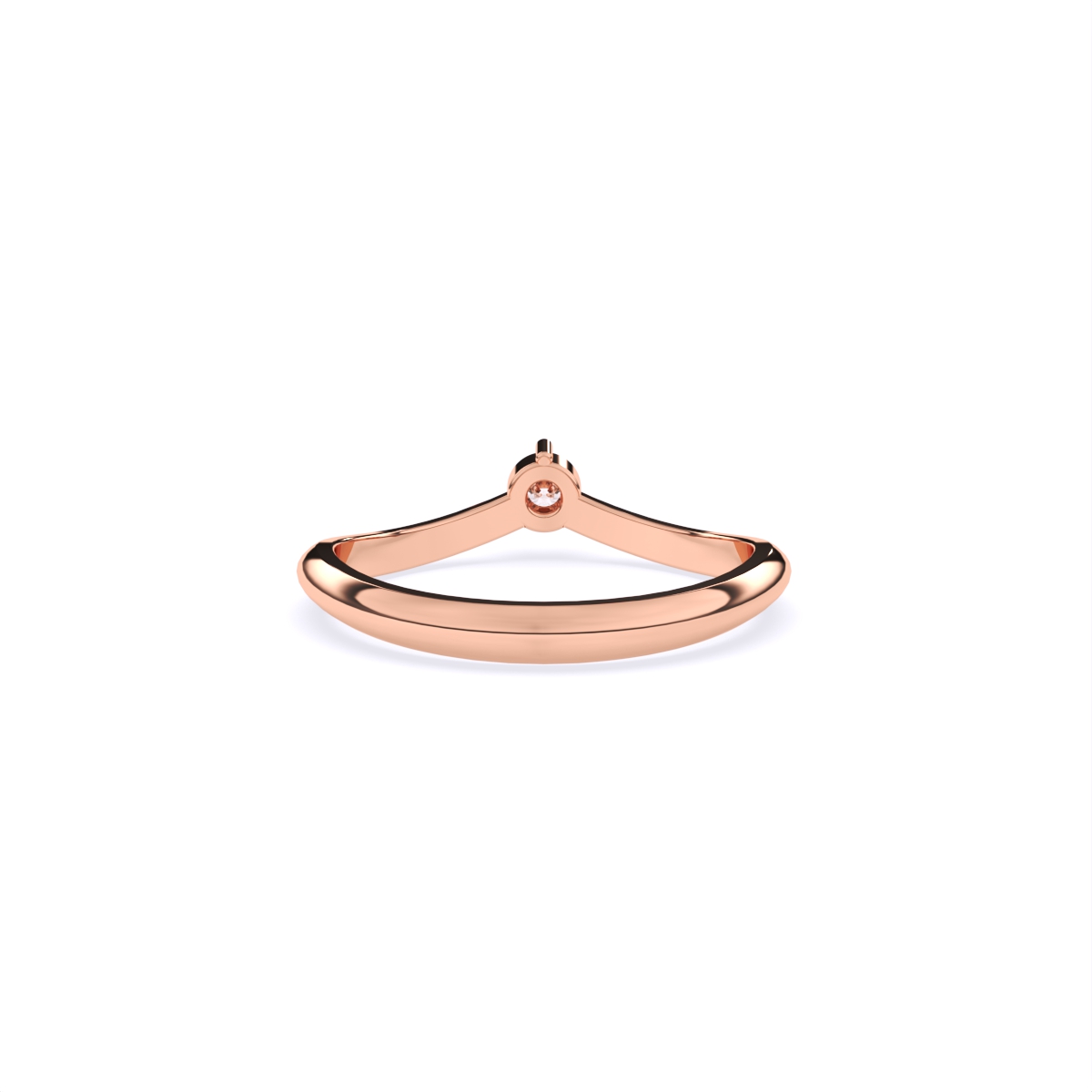 Minimalist Round Solitaire Ring