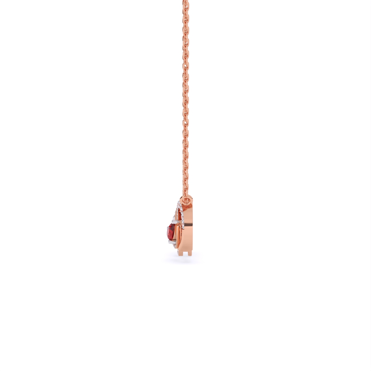 Beautiful Infinity Diamond Drop Pendant