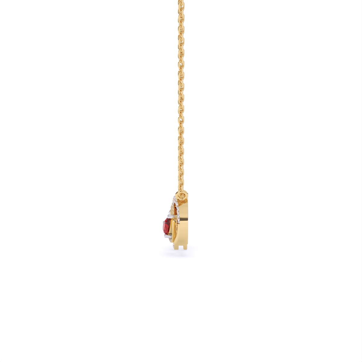 Beautiful Infinity Diamond Drop Pendant