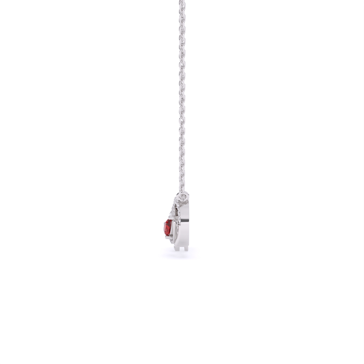 Beautiful Infinity Diamond Drop Pendant