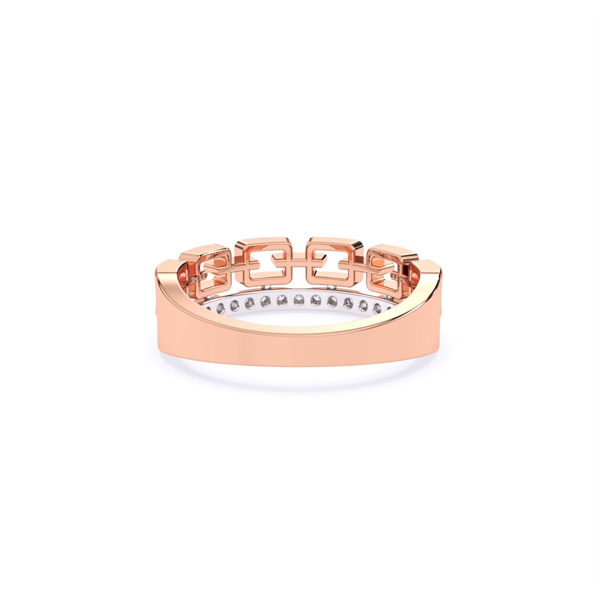Elegance Linked Diamond Band Ring