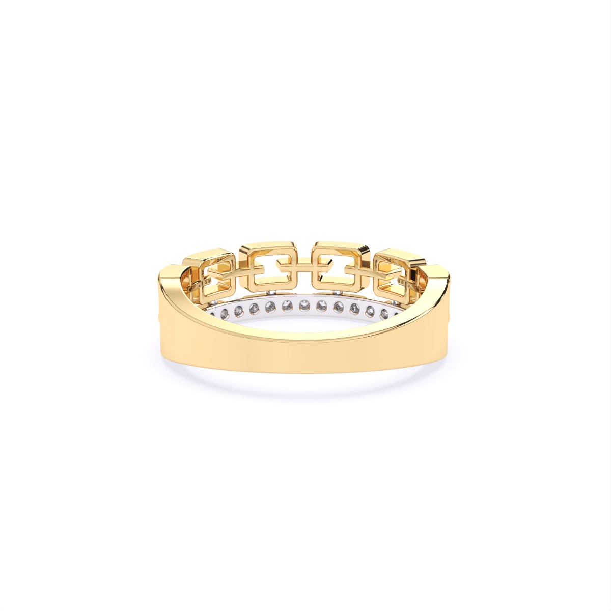 Elegance Linked Diamond Band Ring