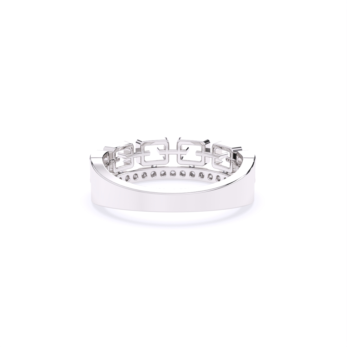 Elegance Linked Diamond Band Ring