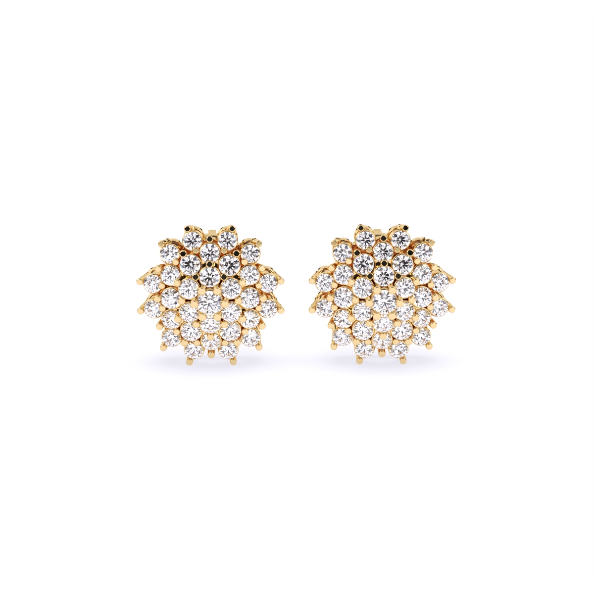 Daisy Cluster Diamond Studs
