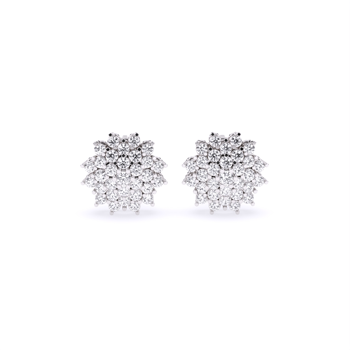 Daisy Cluster Diamond Studs