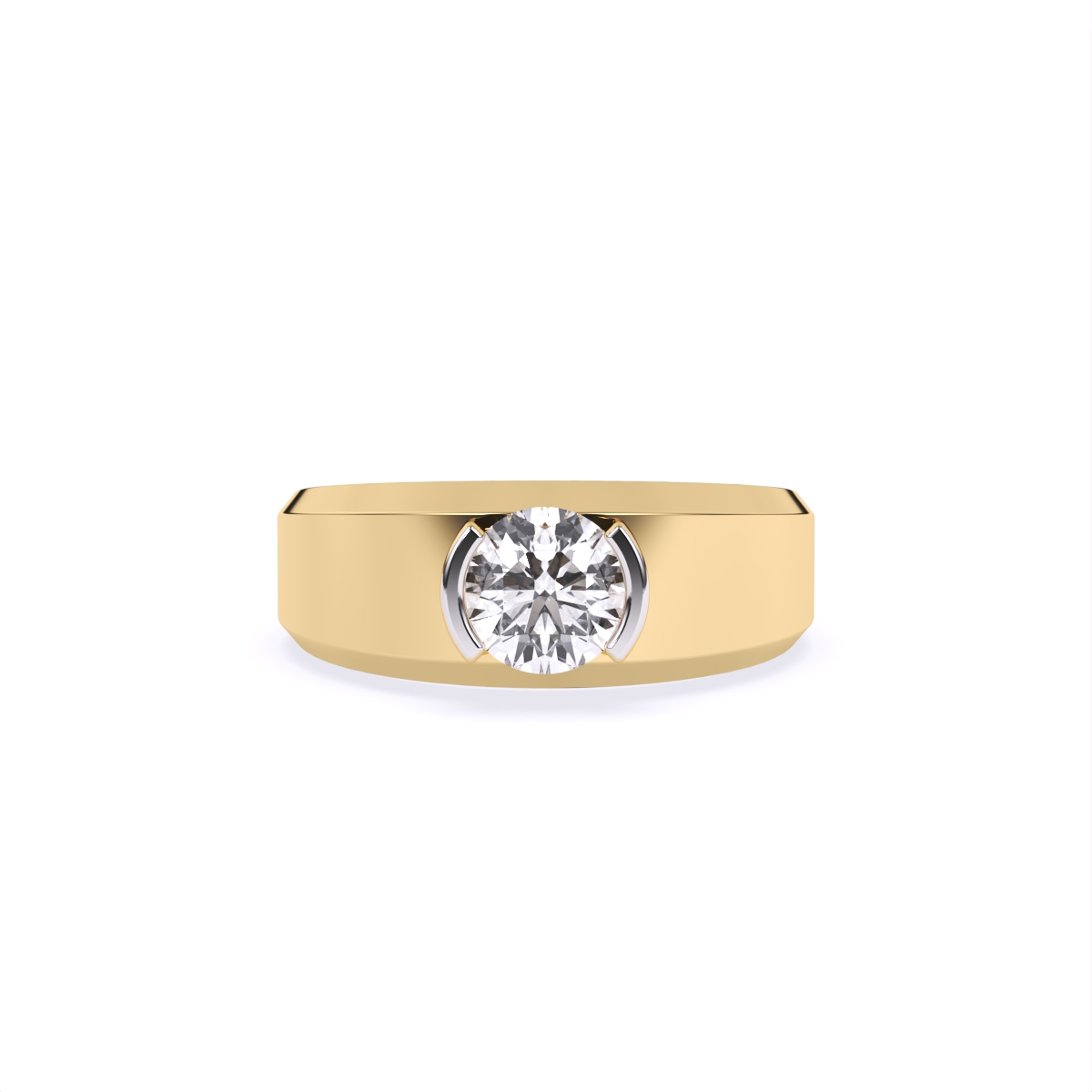 Refined Charm Solitaire Diamond Ring