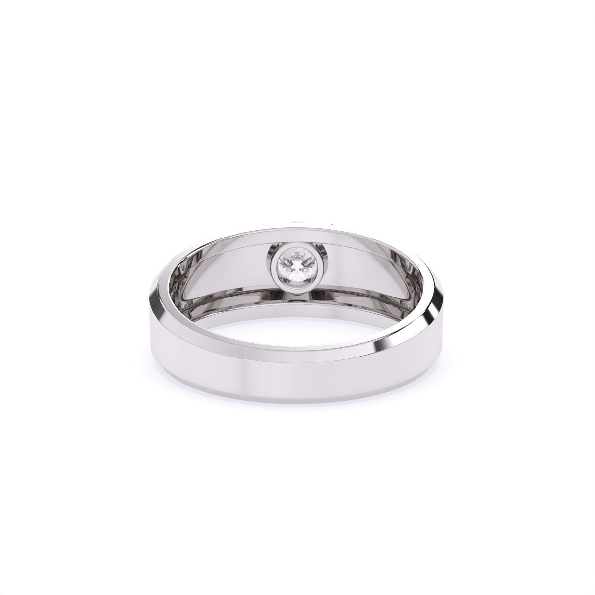 Refined Charm Solitaire Diamond Ring