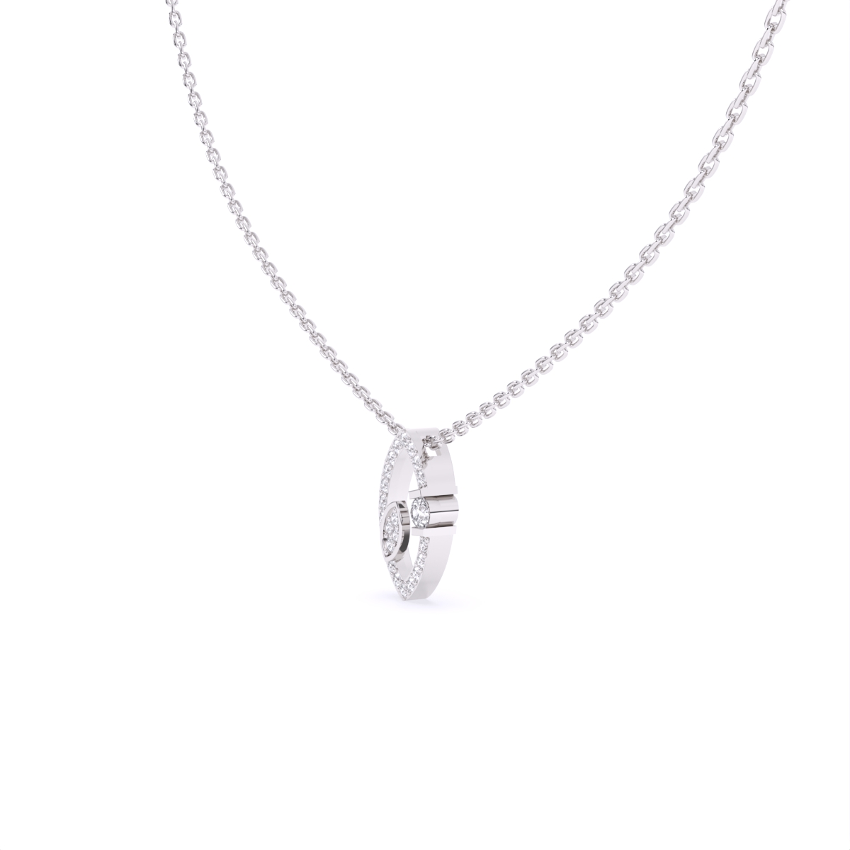 Marquise Fusion Tiny diamond Necklace