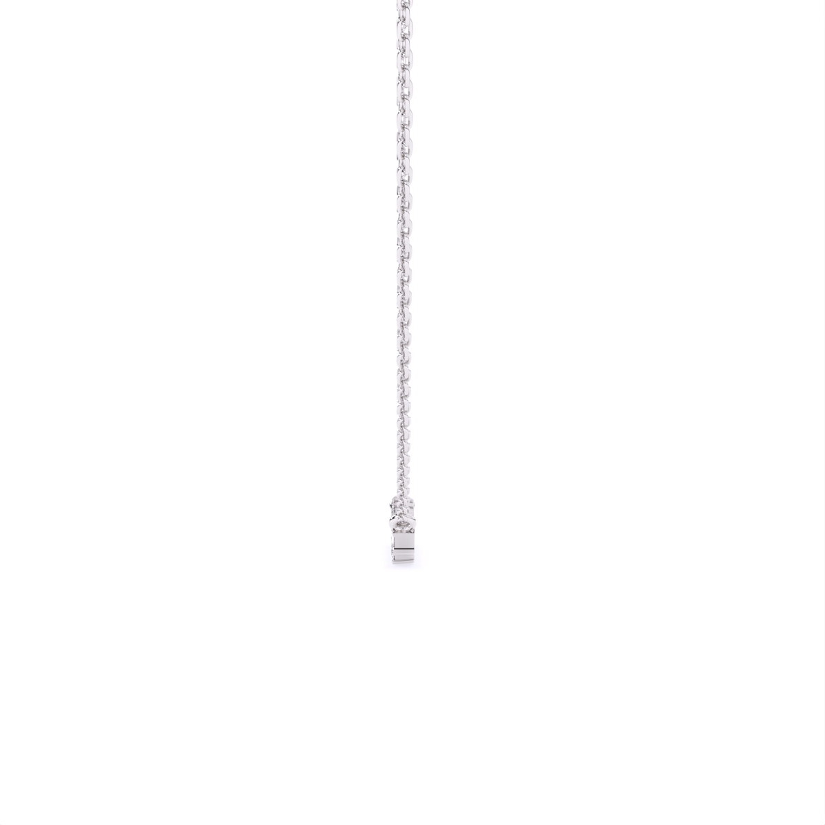 Silent Angles Curve Charm Necklace
