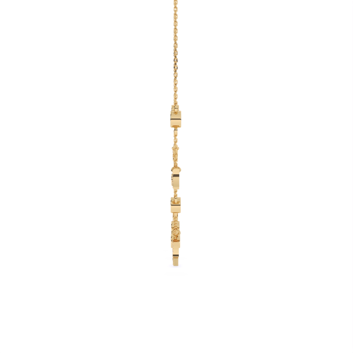 Starlit Gleam Round Stone Necklace