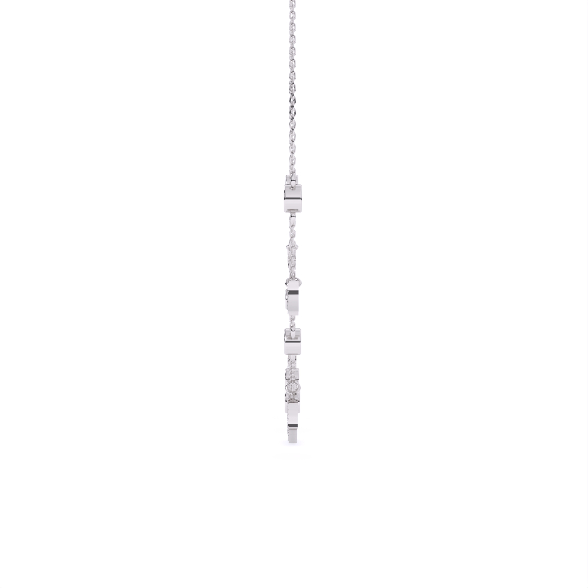 Starlit Gleam Round Stone Necklace